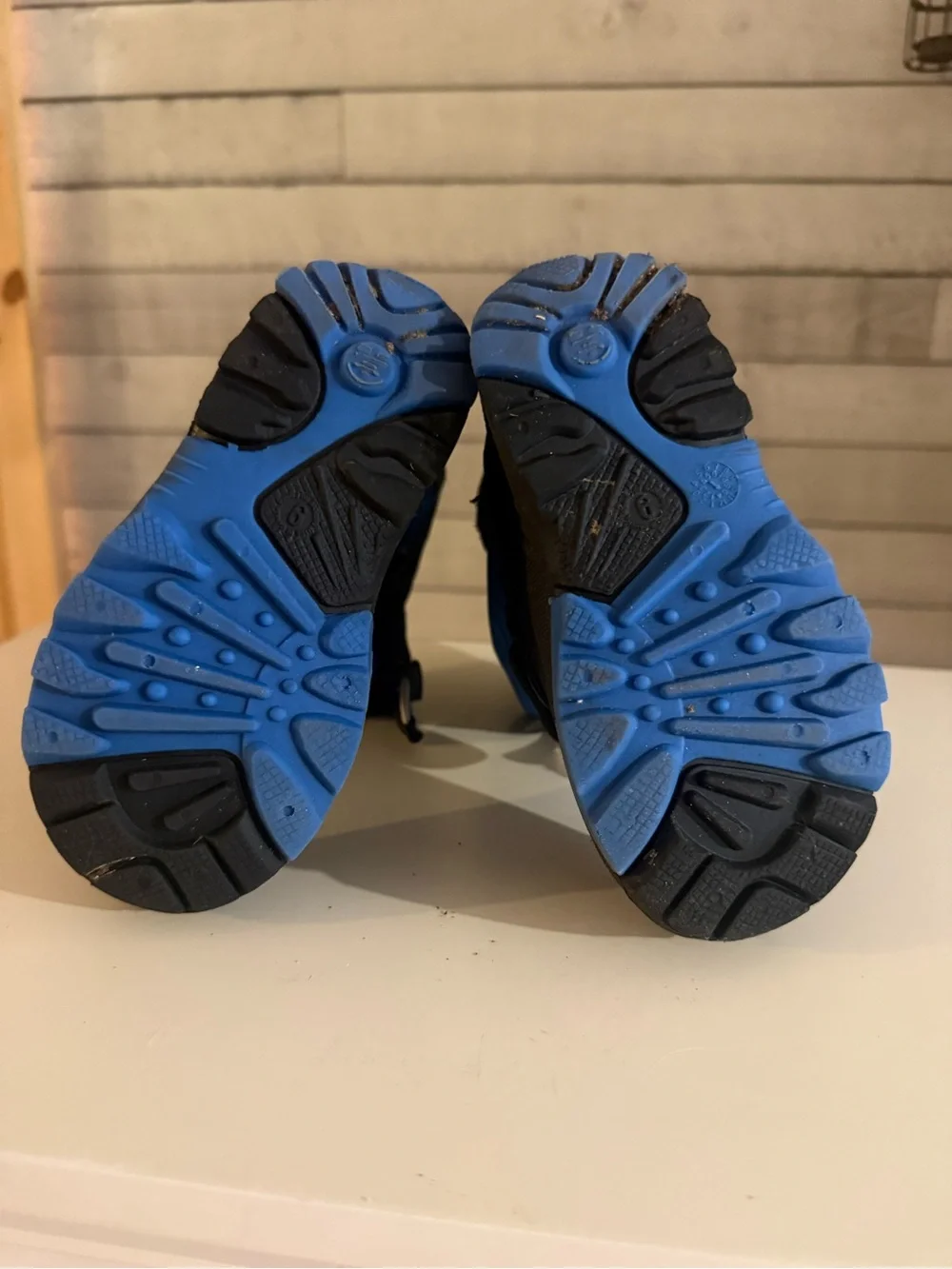 Kamik Kids Blue and Black Waterproof Snow Boots
